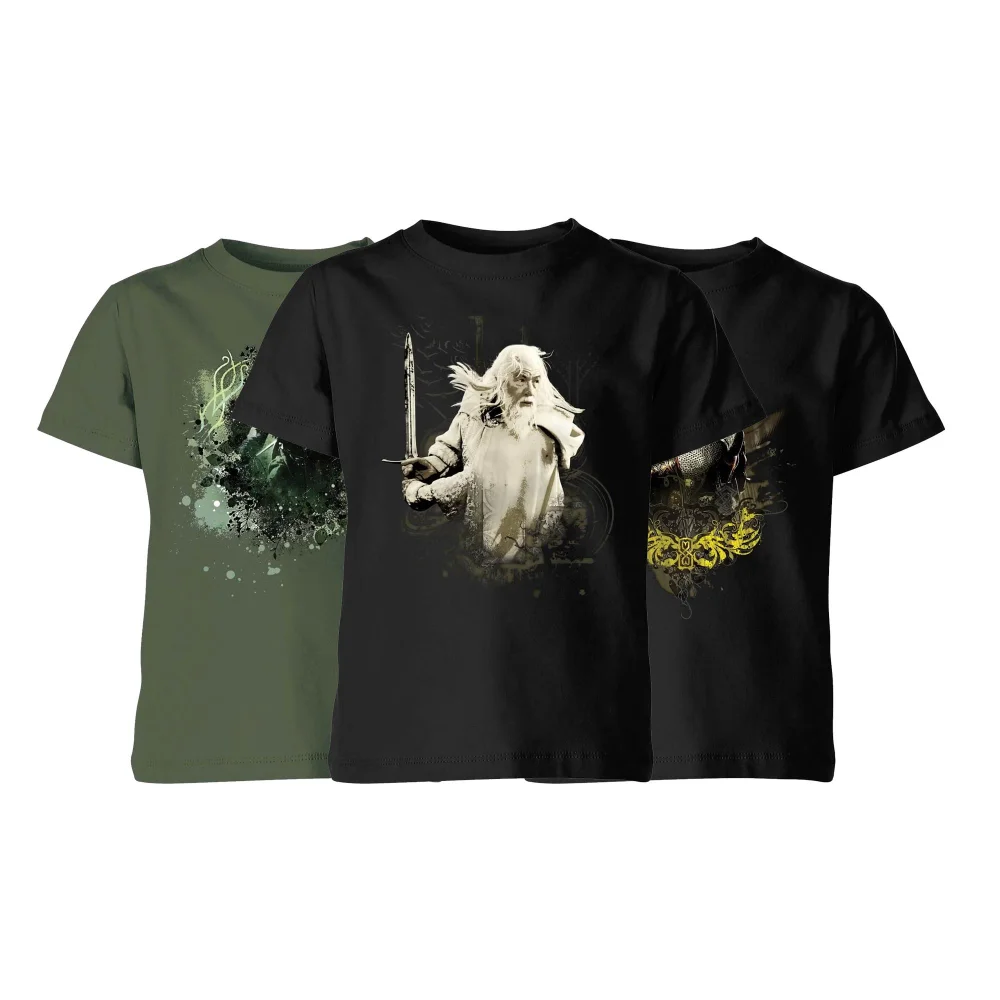 The Lord Of The Rings Kids' 3-Pack T-Shirts - 3-4 Jahre Bild 1