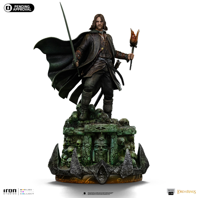 Iron Studios The Lord Of The Rings Aragorn Unleashed Art Scale 1/10 Statue