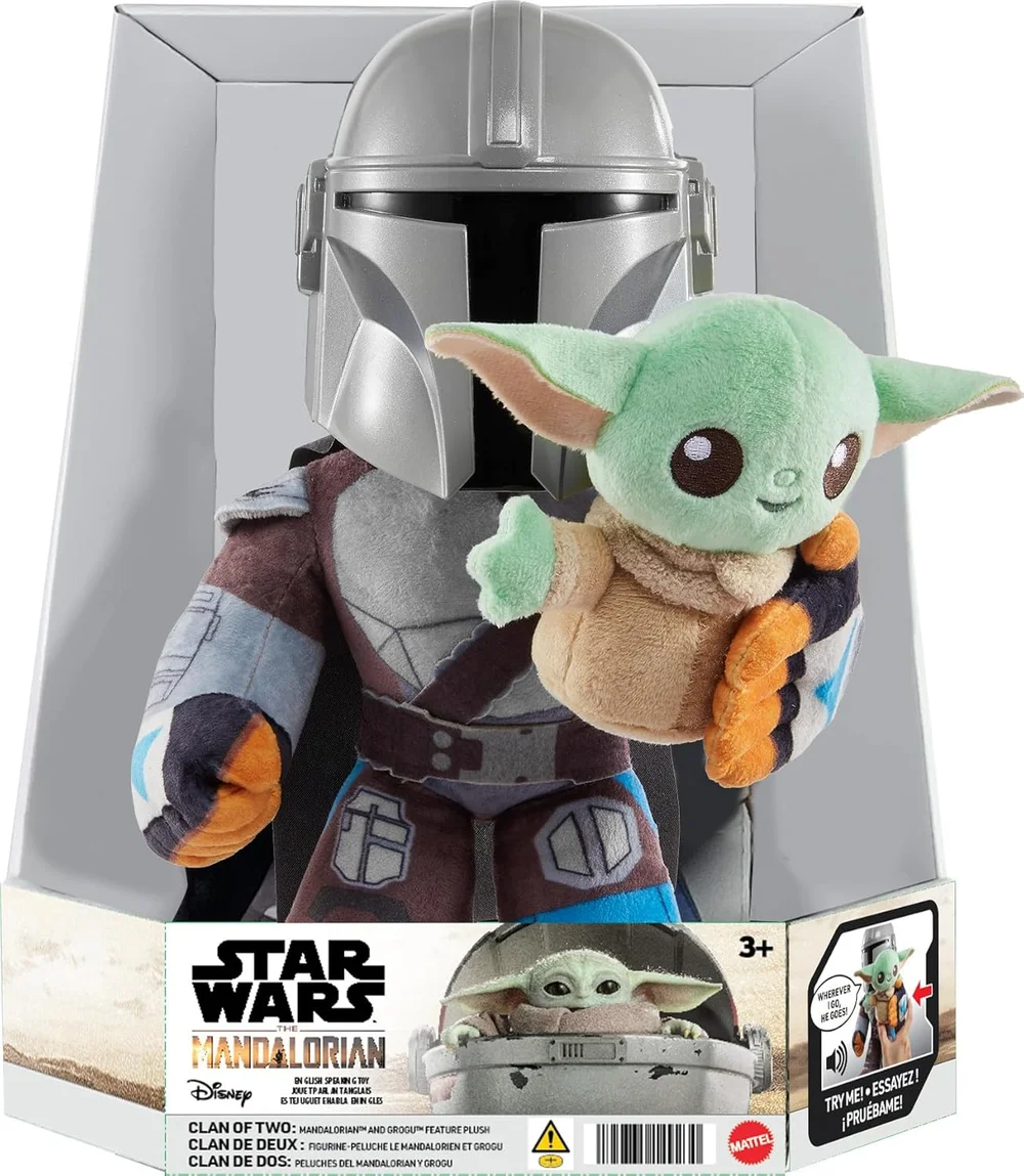 Star Wars Plush Mandalorian with Grogu Bild 1