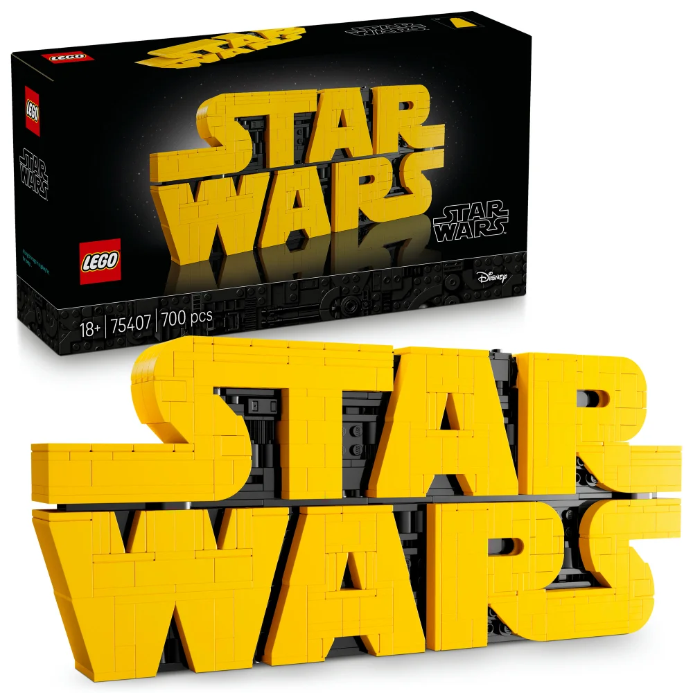 LEGO Star Wars Brick-Built Star Wars Logo Sign Set 75407 Bild 1