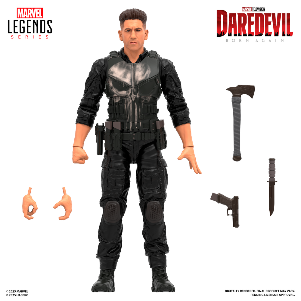 Hasbro Marvel Legends Series Daredevil: Born Again Punisher 6-Inch Action Figure Bild 1