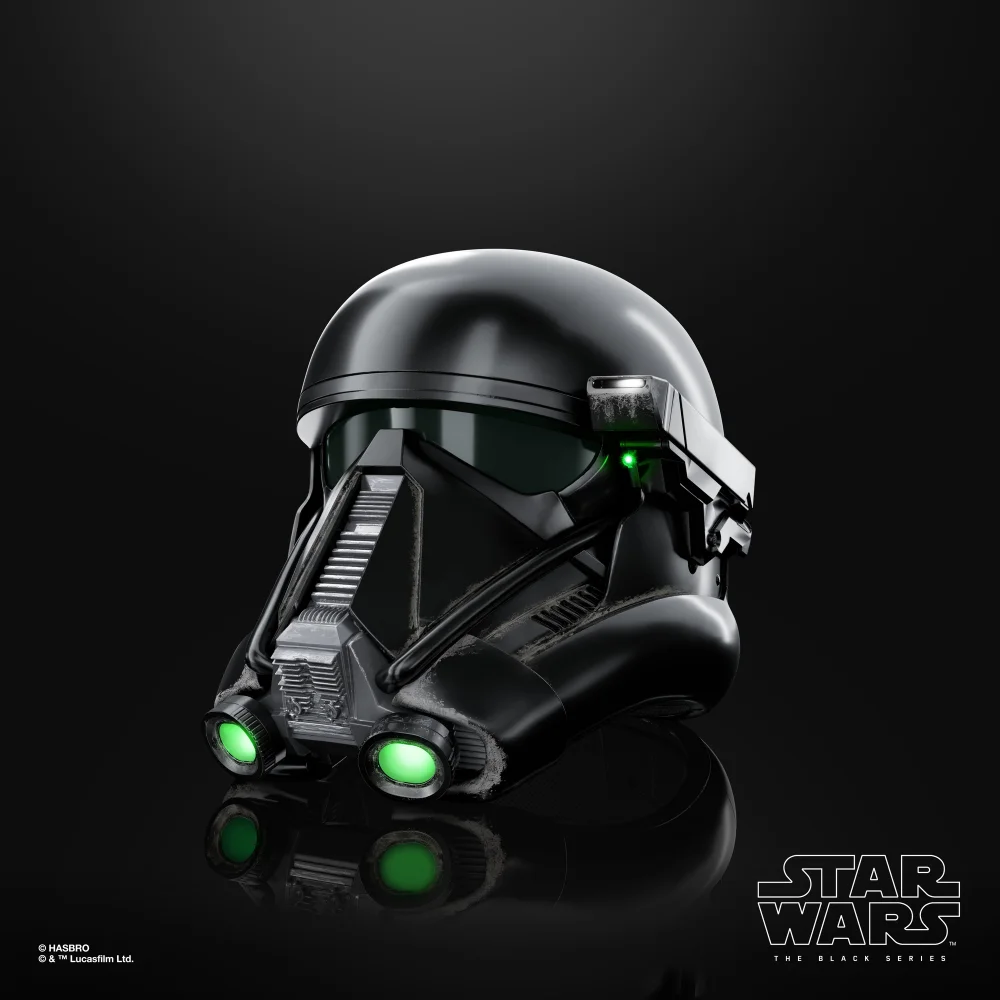 Hasbro Star Wars The Black Series Imperial Death Trooper Premium Electronic Roleplay Helmet Bild 1