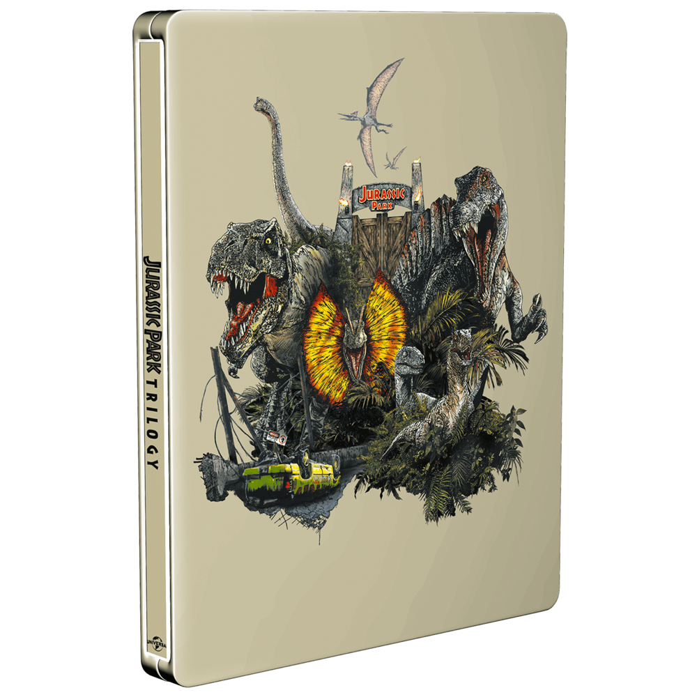 Jurassic Park Trilogy 4K Ultra HD Steelbook Bild 1