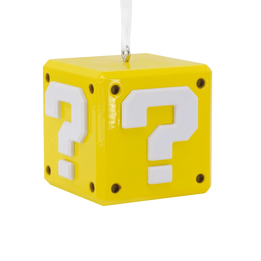 Hallmark Premium Collectable Super Mario - Question Mark ? Block Ornament Bild 1