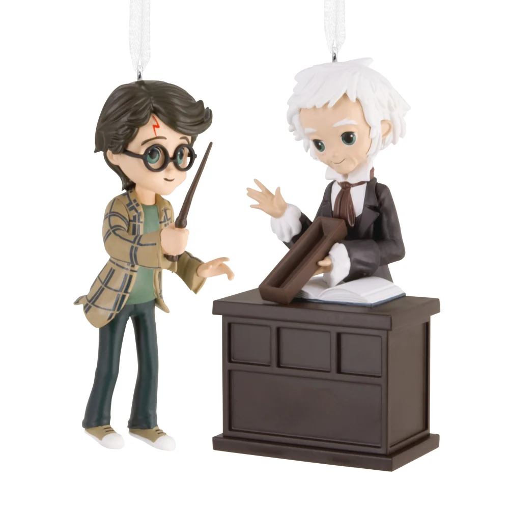 Hallmark Storied Moments Harry Potter Ornaments - Set of 2 - Harry Potter & Ollivander Bild 1