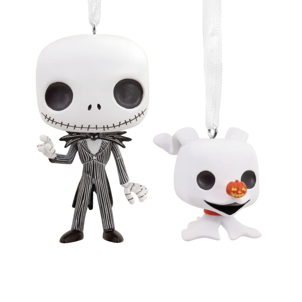 Hallmark Funko POP! The Nightmare Before Christmas Ornaments - 2 Pack Jack & Zero Bild 1