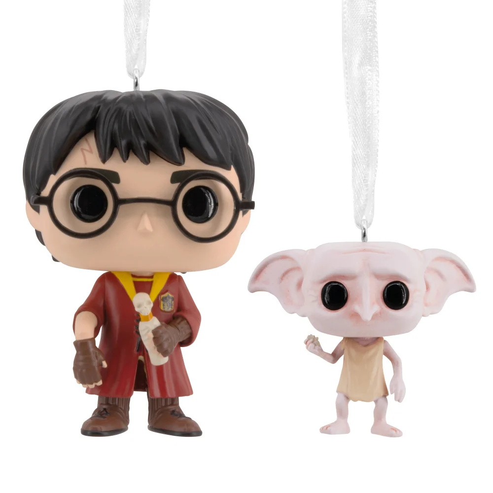 Hallmark Funko POP! Harry Potter Christmas Ornaments - 2 Pack Harry & Dobby Bild 1