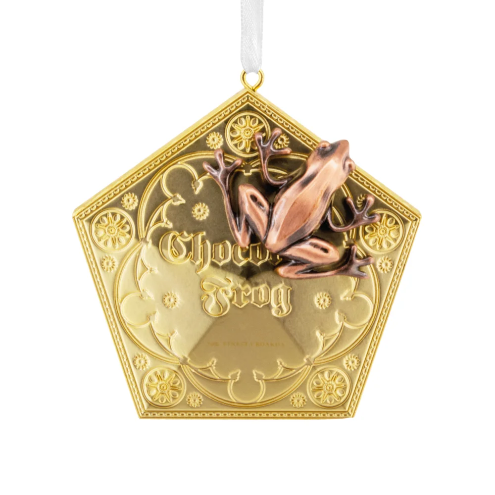 Hallmark Premium Metal Chocolate Frog Tree Ornament Bild 1