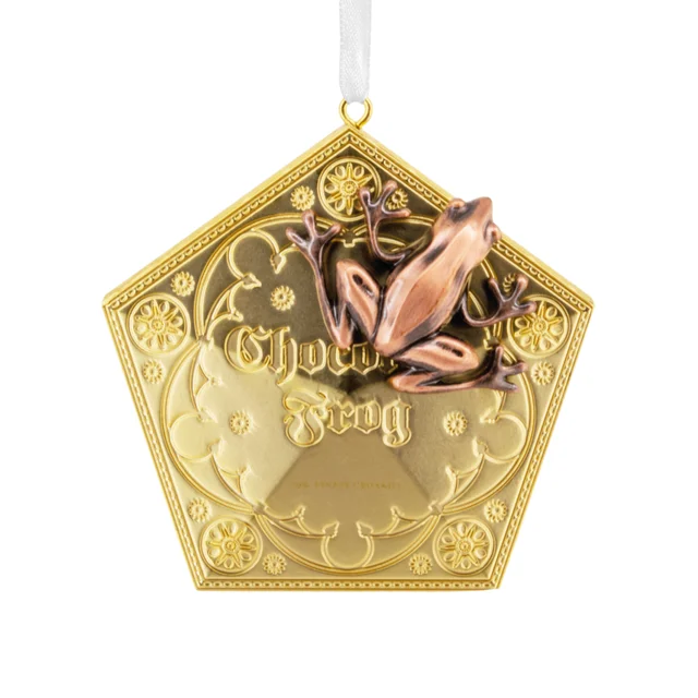 Hallmark Premium Metal Chocolate Frog Tree Ornament