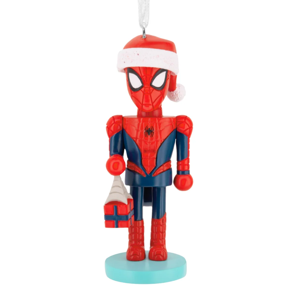 Hallmark Resin Nutcracker Spiderman Tree Ornament Bild 1