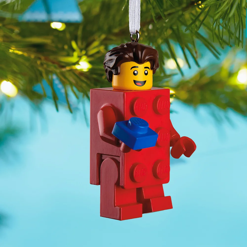 Hallmark Keepsake Brick Suit Guy LEGO Minifigure Ornament Bild 1