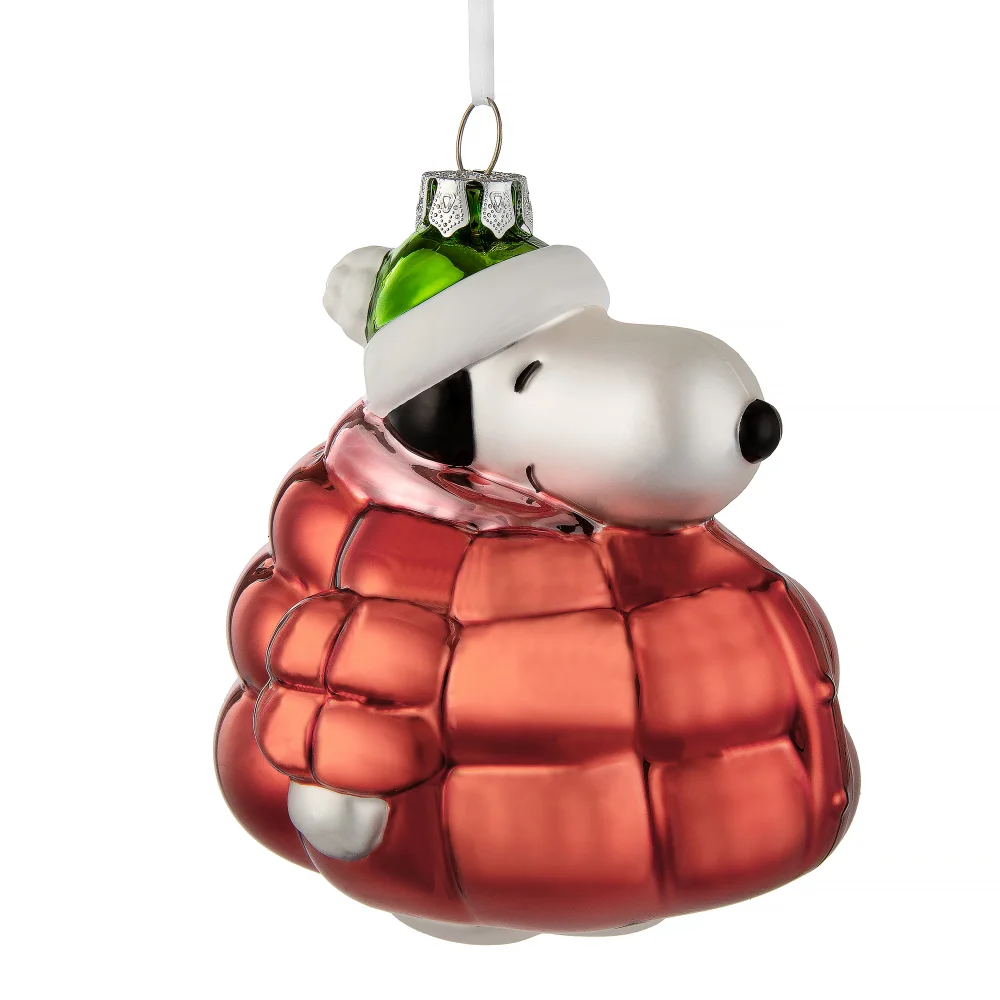 Hallmark Peanuts Snoopy Icon Glass Ornament Bild 1