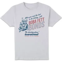 Star Wars Boba Fett Bonds Unisex T-Shirt - White - undefined undefined