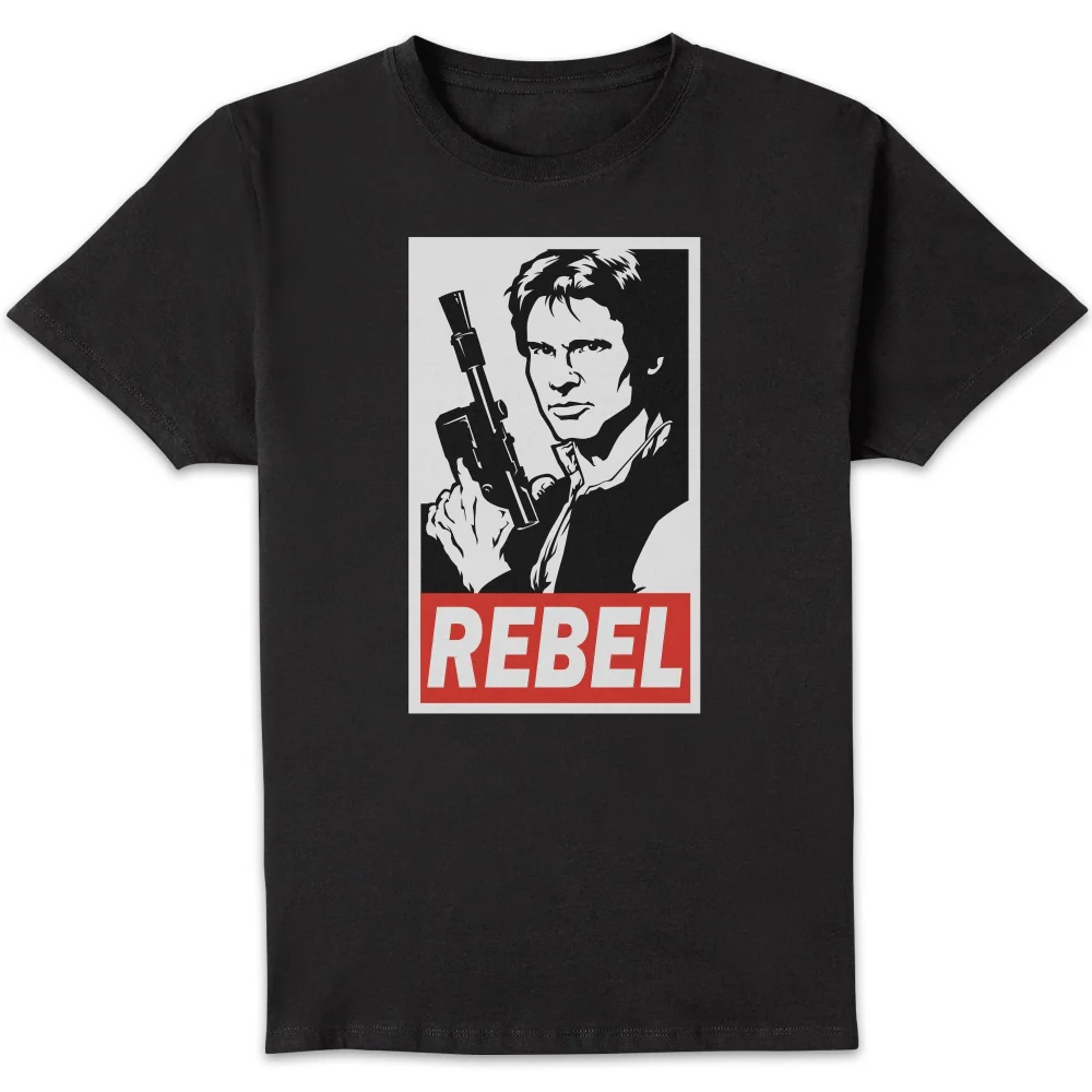 Star Wars Han Solo Rebel Unisex T-Shirt - Black - S Bild 1