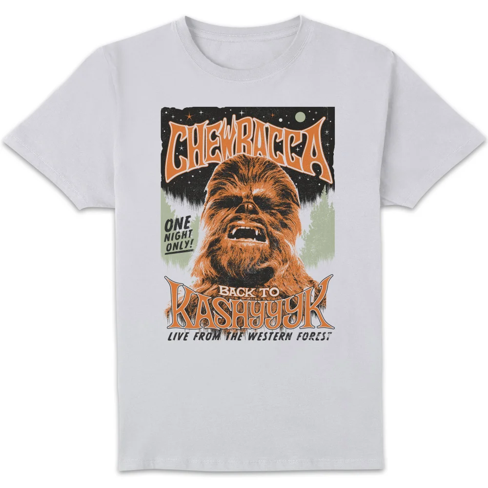 Star Wars Chewbacca Poster Unisex T-Shirt - White - S Bild 1