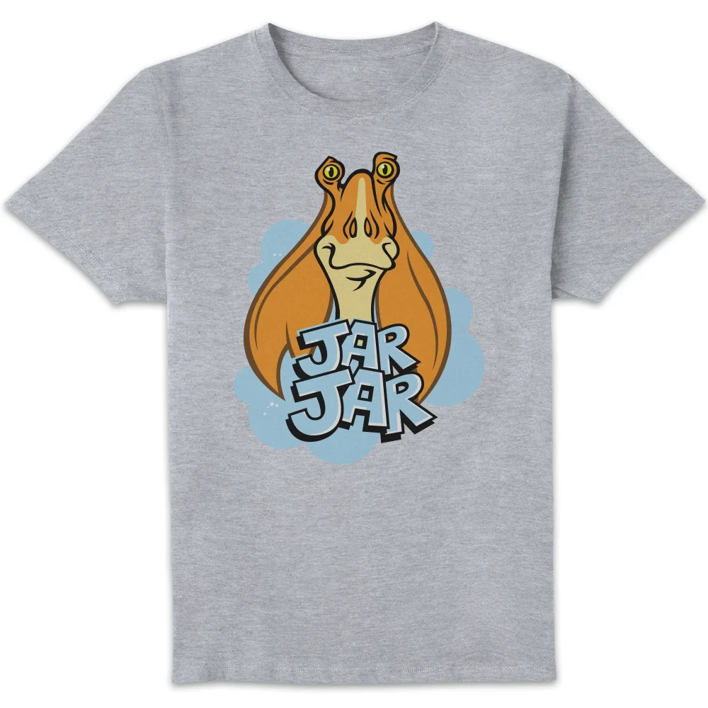 Star Wars Jar Jar Unisex T-Shirt - Grey - S Bild 1