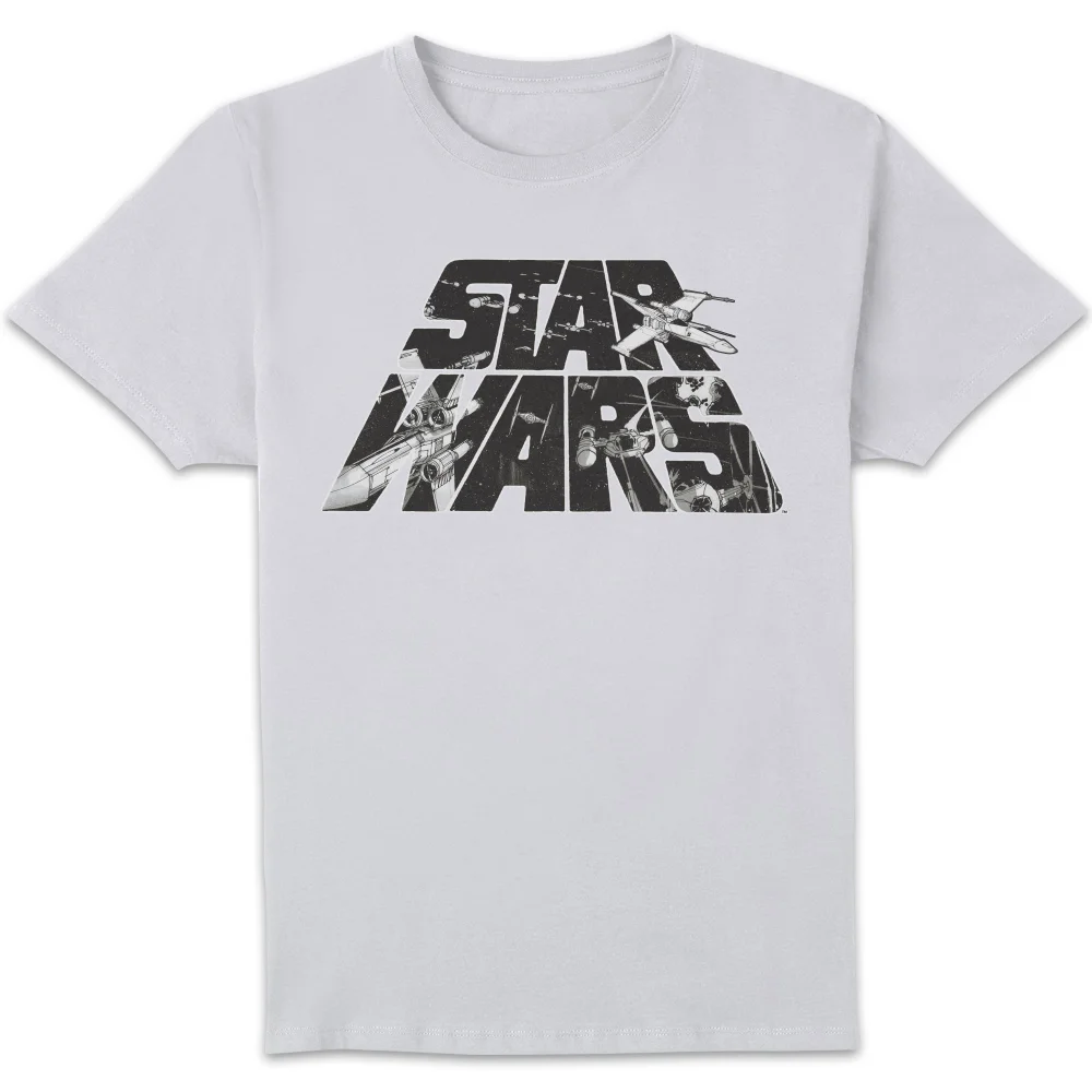Star Wars Vintage Logo Unisex T-Shirt - White - S Bild 1