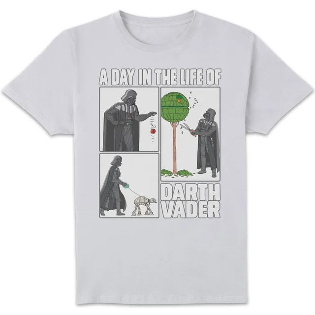Star Wars A Day In The Life Of Unisex T-Shirt - White