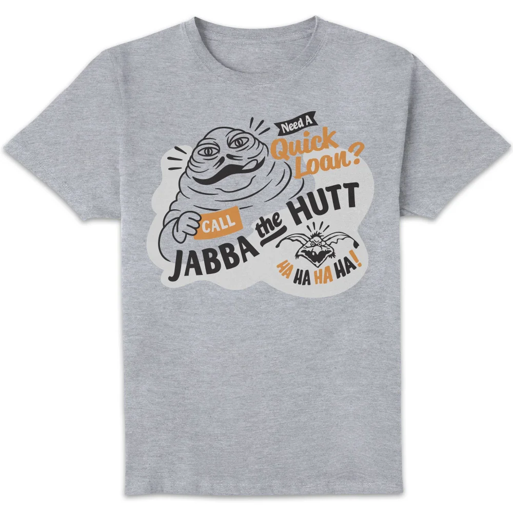 Star Wars Jabba Loans Unisex T-Shirt - Grey - S Bild 1