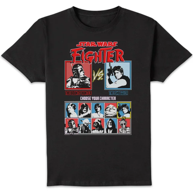 Star Wars Vs Screen Unisex T-Shirt - Black