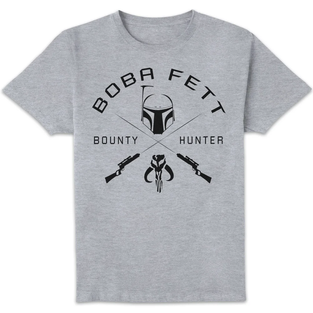 Star Wars Bounty Hunter Crest Unisex T-Shirt - Grey - S Bild 1
