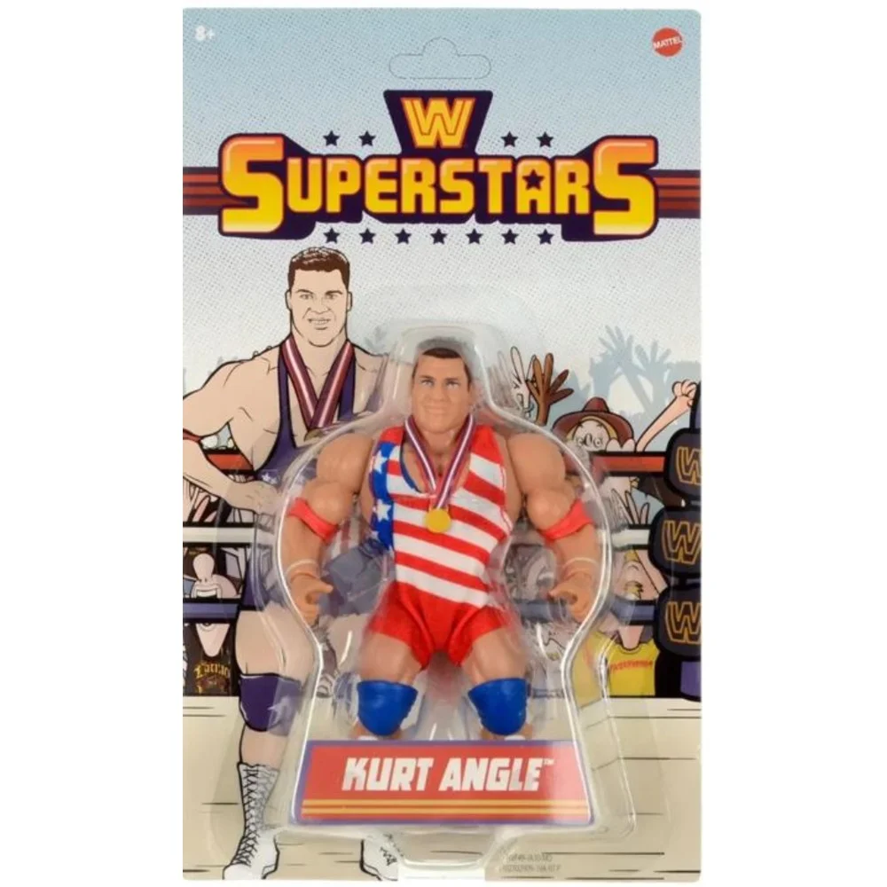 WWE Superstars Series 10 Kurt Angle Wrestling Action Figure Mattel Bild 1