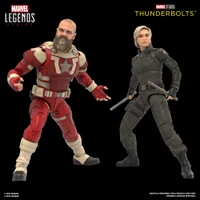 Hasbro Marvel Legends Series Yelena Belova and Red Guardian, Thunderbolts* Movie Action Figures - undefined undefined