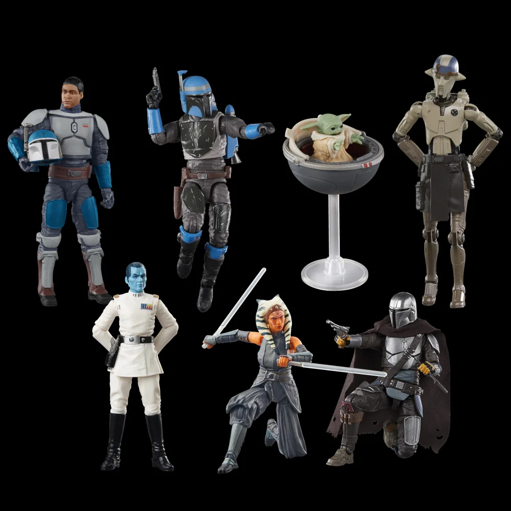 Hasbro Star Wars Disney+ The Vintage Collection 7 Action Figure Bundle (3.75") Bild 1