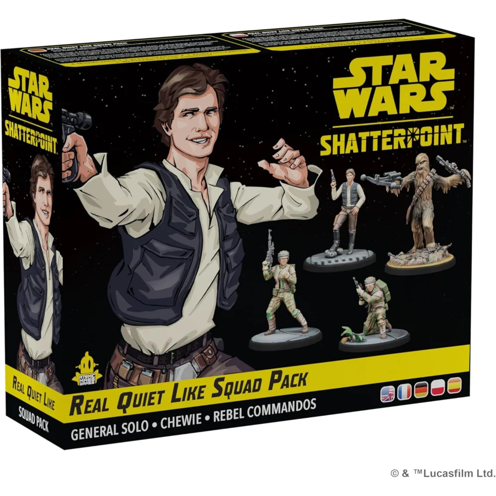 Star Wars: Shatterpoint Game Real Quiet Like (Han Solo Endor) Squad Pack Bild 1