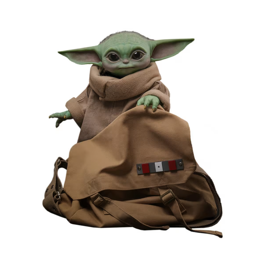 Hot Toys Star Wars 1/1 Grogu with Crossbody Bag Bild 1