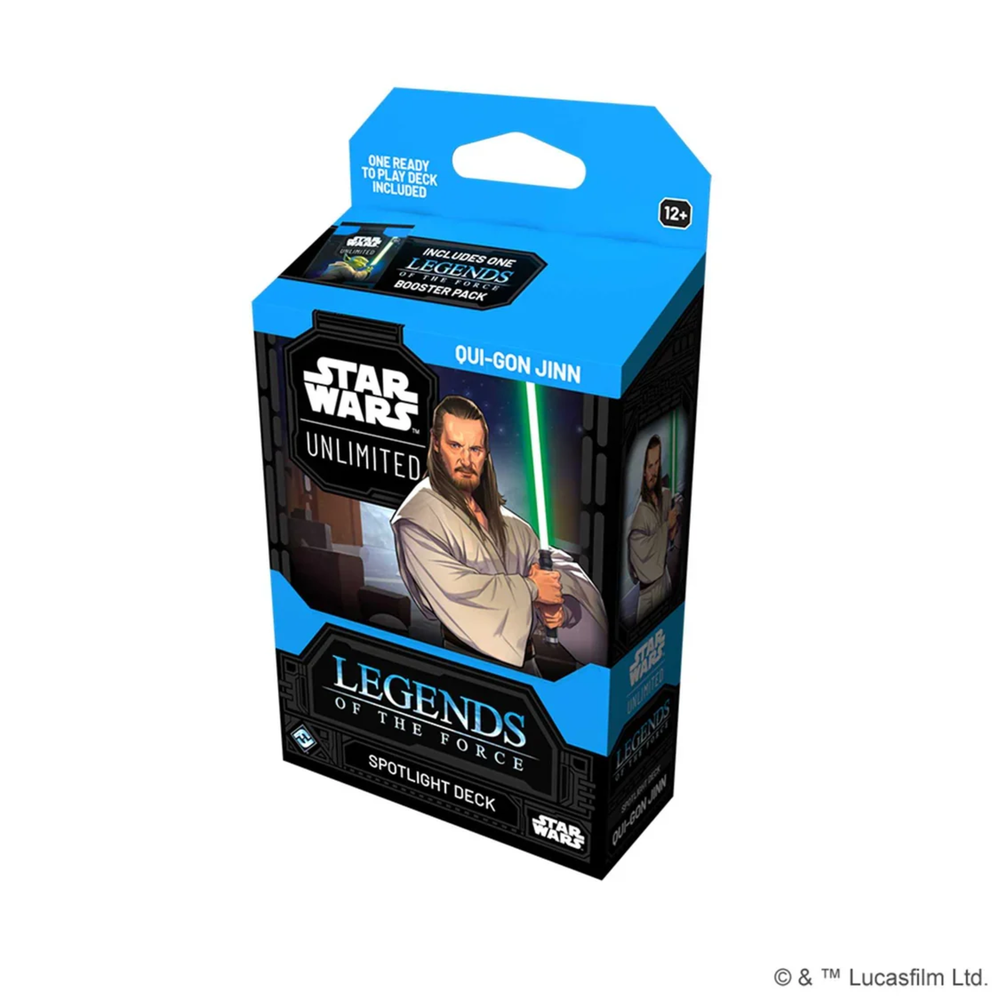 Star Wars: Unlimited Spotlight Deck Legends of the Force Qui-Gon Jinn Bild 1