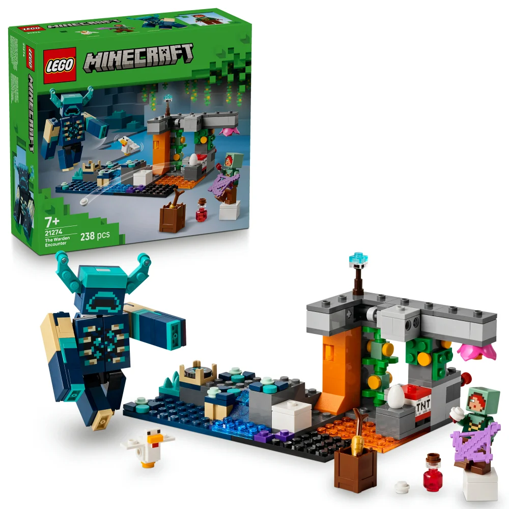 LEGO® Minecraft® The Warden Encounter Collectible Video Game Merch 21274 Bild 1