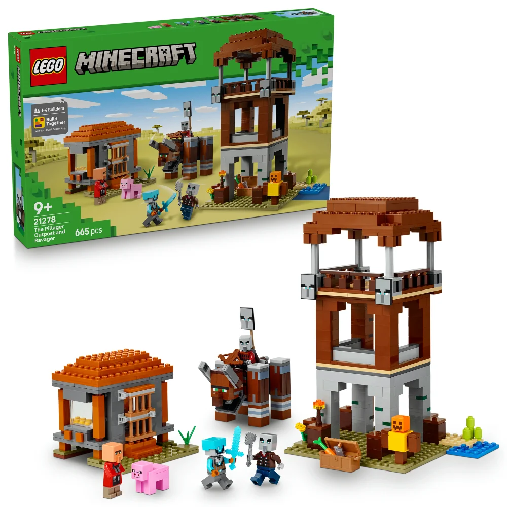 LEGO® Minecraft® The Pillager Outpost and Ravager Gamer Building Toy Gift 21278 Bild 1