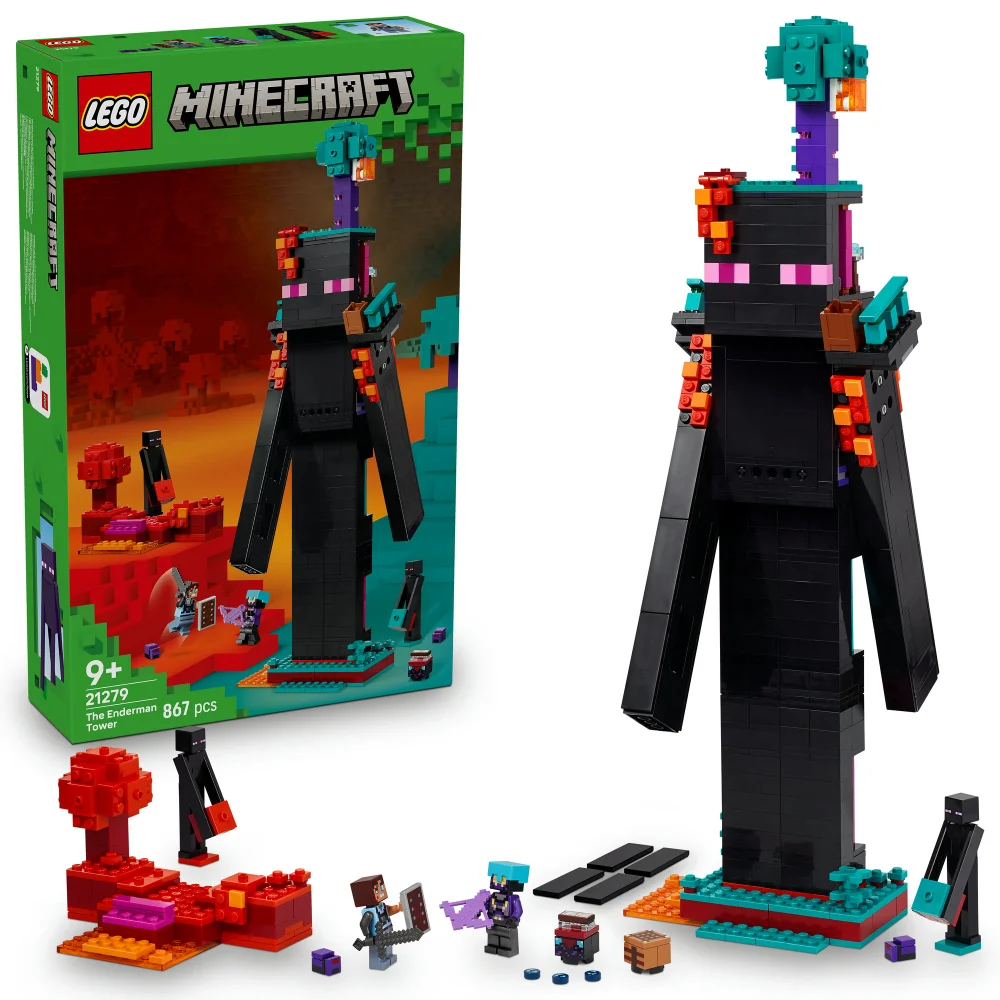LEGO® Minecraft® The Enderman Tower Toy for Kids, Gamer Gift 21279 Bild 1