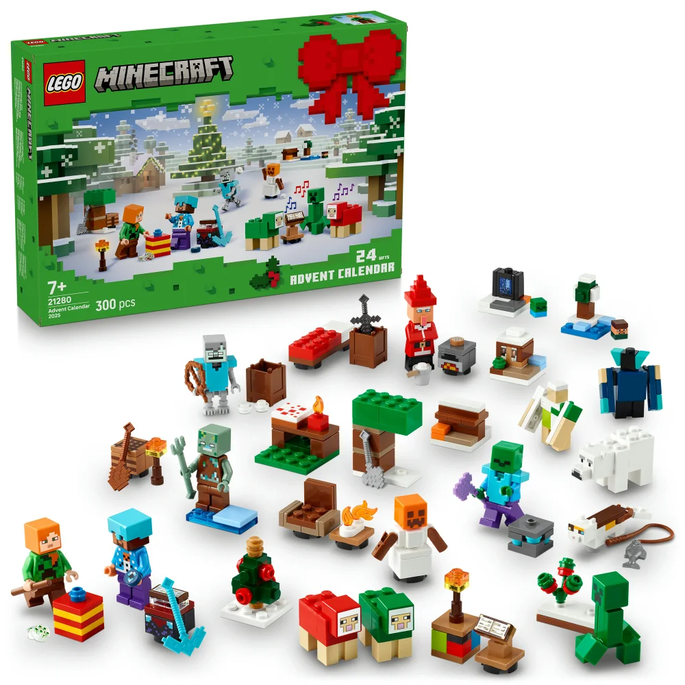 LEGO® Minecraft® Advent Calendar 2025, Christmas Gamer Gifts for Kids 21280 Bild 1