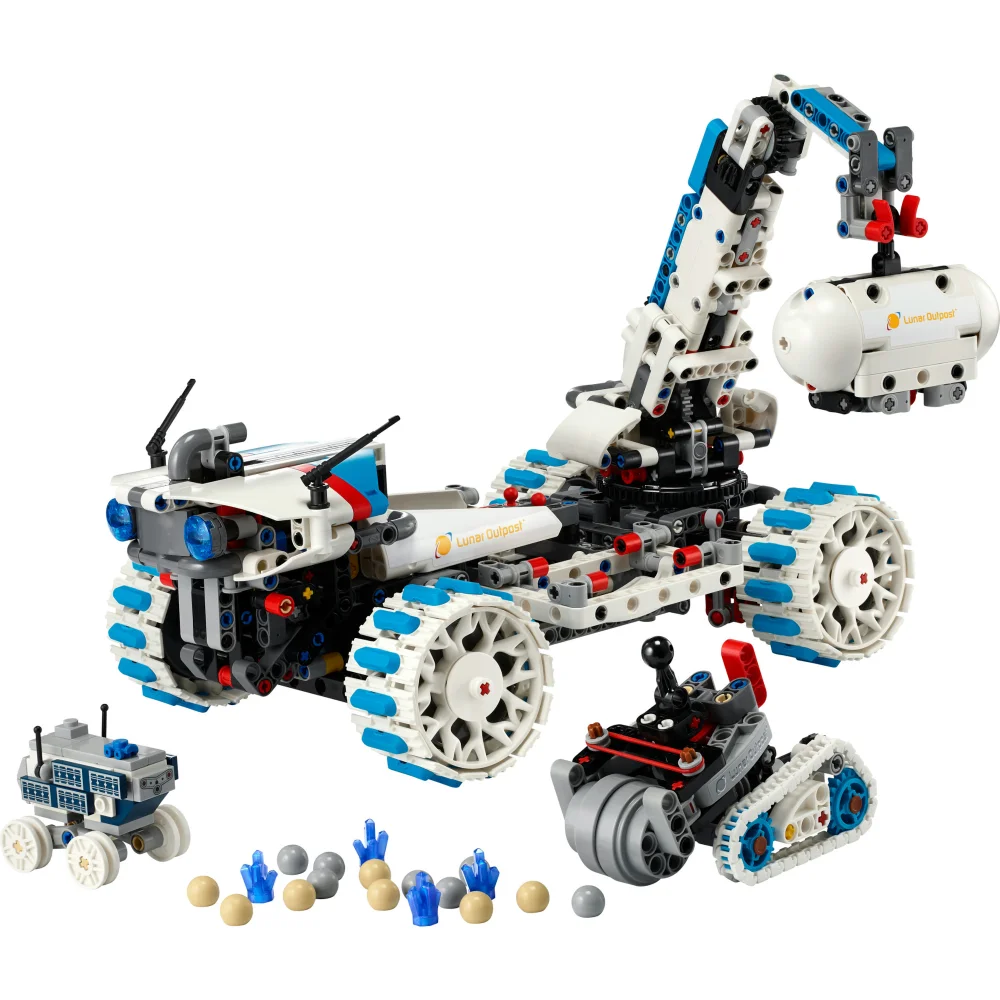 LEGO® Technic Lunar Outpost™ Moon Rover Space Vehicle Set STEM Toy 42211 Bild 1