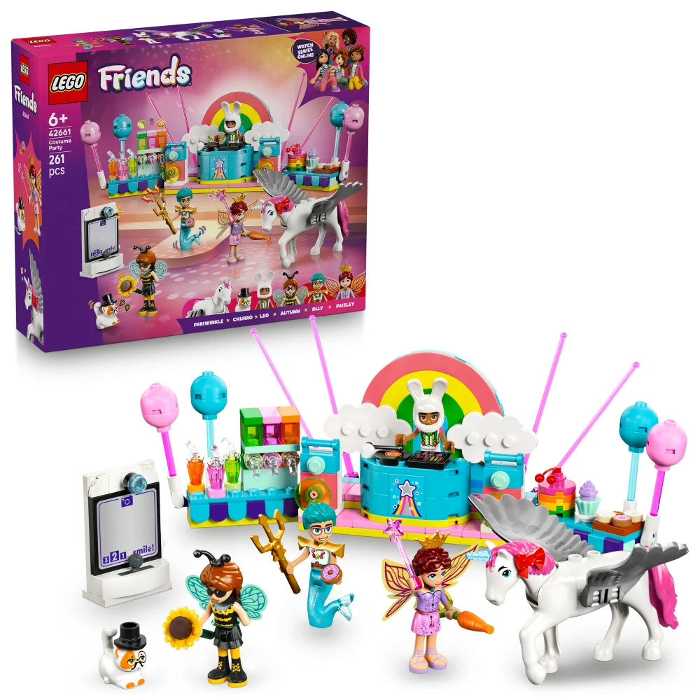 LEGO® Friends Costume Party with Unicorn & Fairy Pretend-Play Building Kit 42661 Bild 1