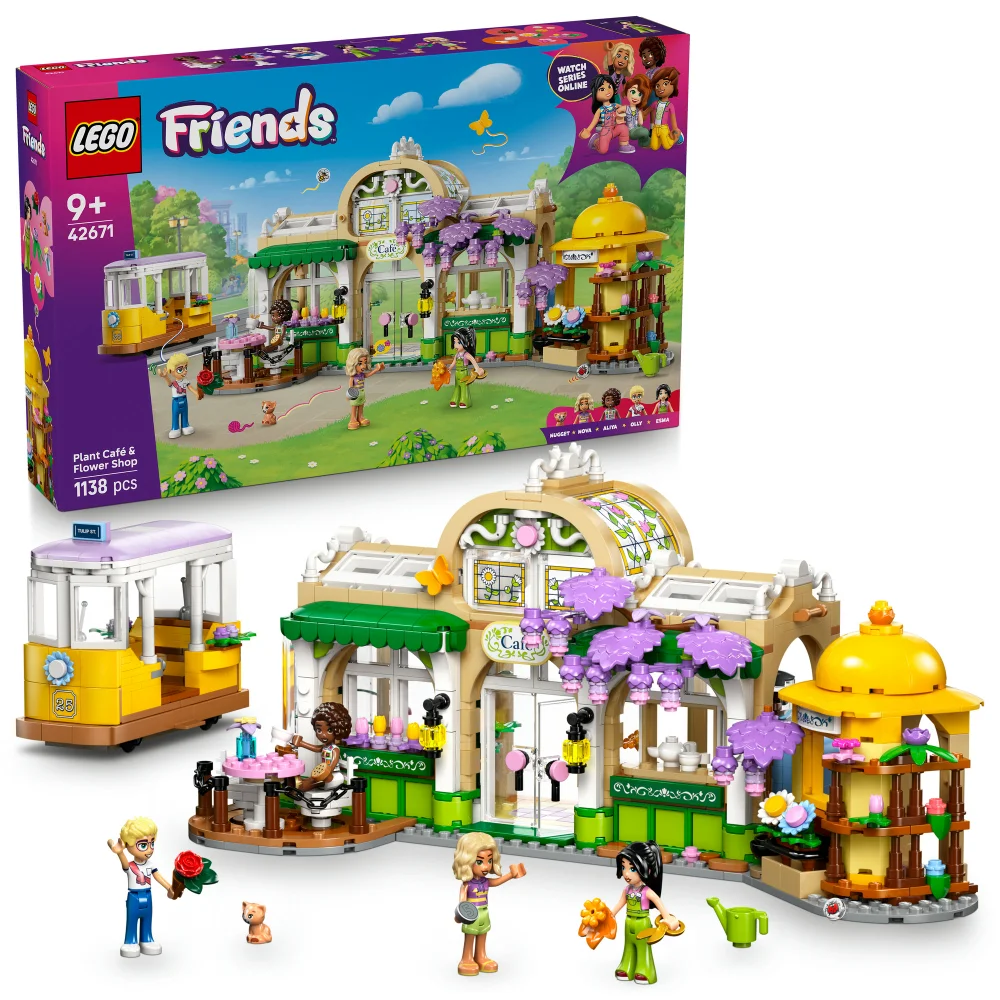 LEGO® Friends Plant Café & Flower Shop Building Kit Pretend-Play Set 42671 Bild 1