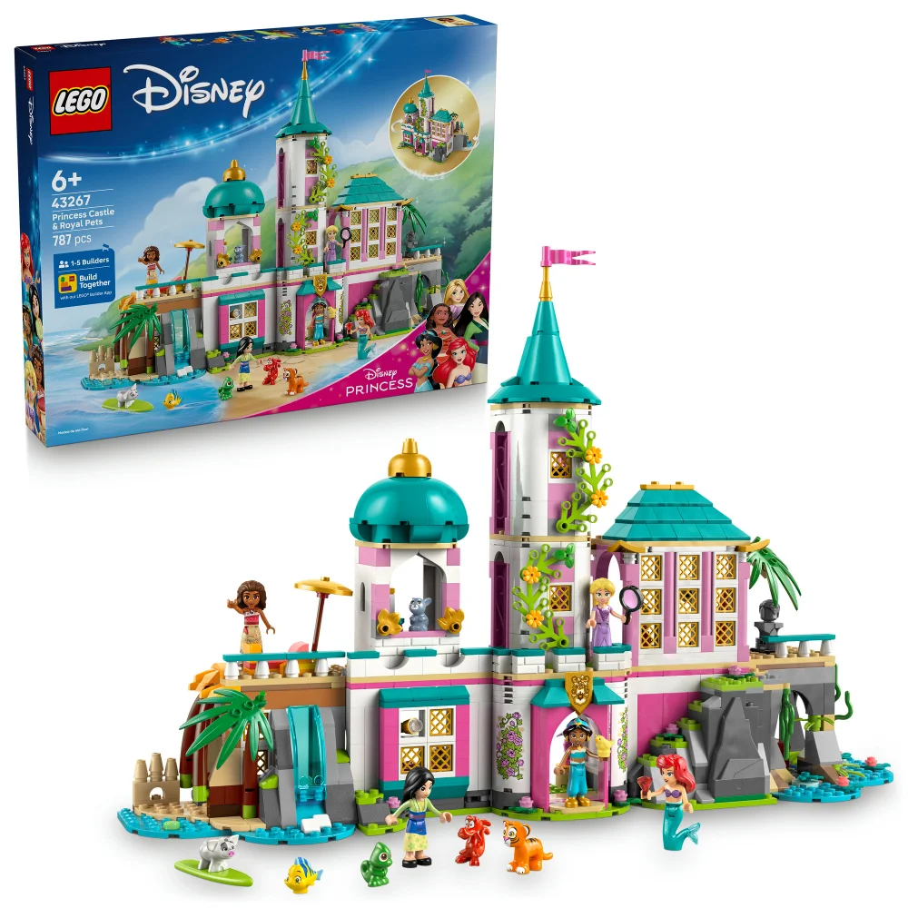 LEGO Disney Princess Castle & Royal Pets Building Toy 43267 Bild 1