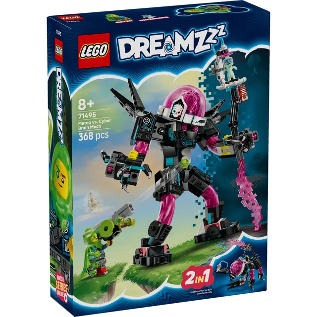LEGO® DREAMZzz™ Mateo vs. Cyber Brain Mech Robot Toy 71495