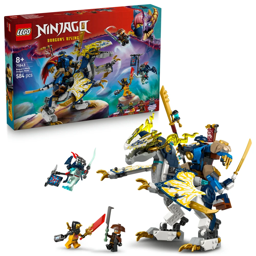 LEGO® NINJAGO® Rogue’s Mech Dragon Rider Ninja Toy 71843 Bild 1