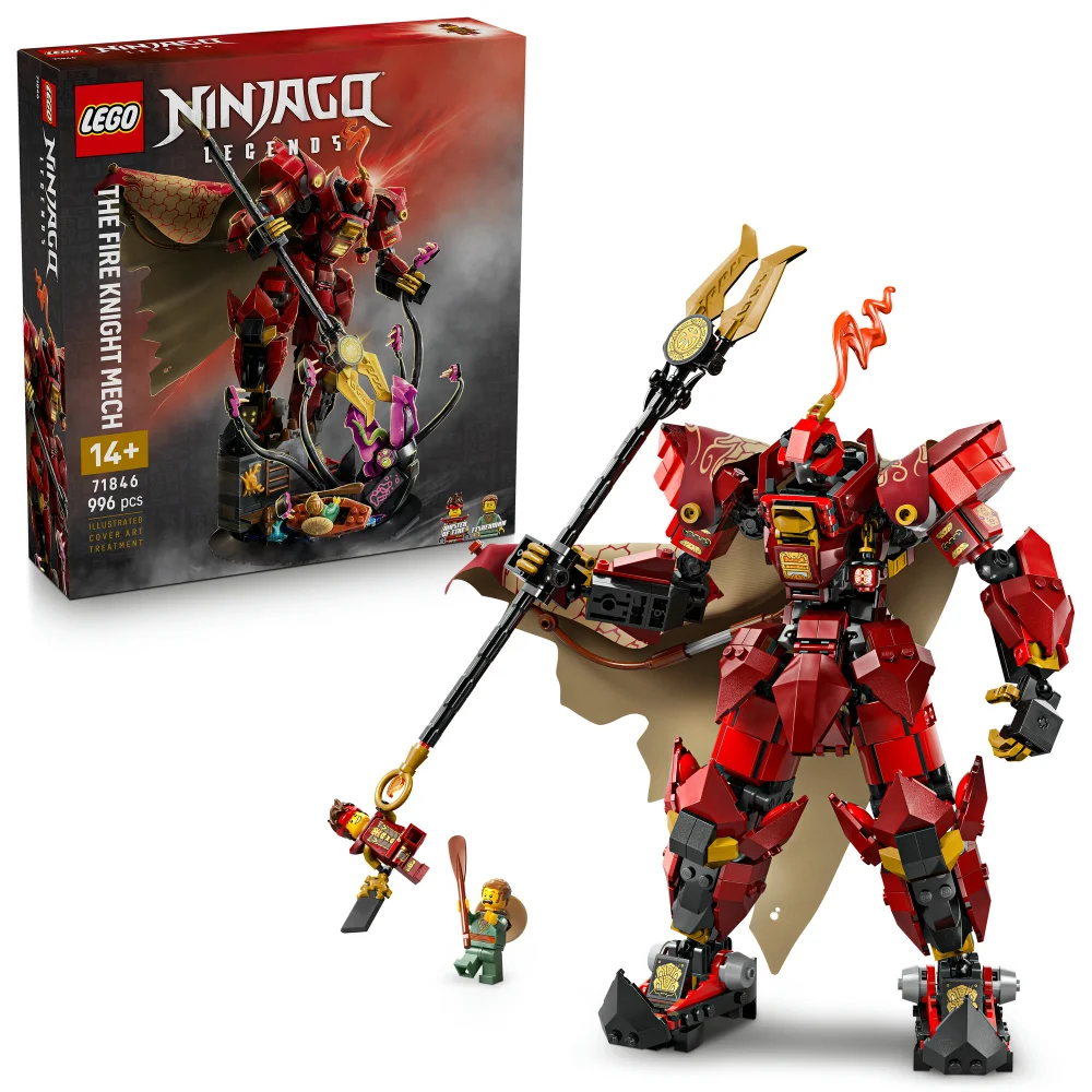 LEGO NINJAGO The Fire Knight Mech Toy Building Set 71846 Bild 1