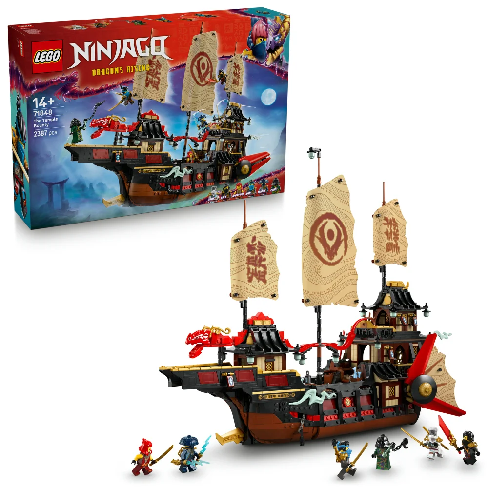 LEGO® NINJAGO® The Temple Bounty Ship Toy Building Kit 71848 Bild 1