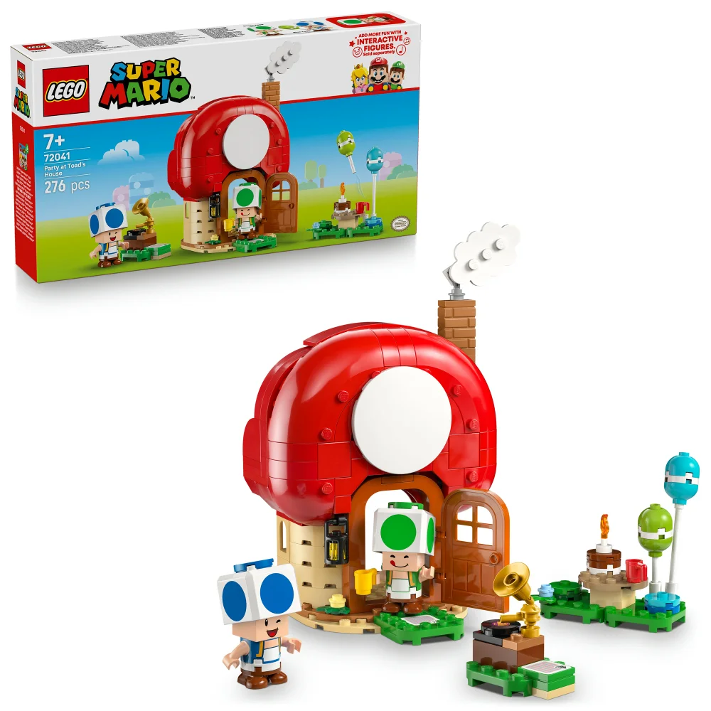 LEGO® Super Mario™ Party at Toad’s House Toy for Boys, Girls and Any Fans 72041 Bild 1