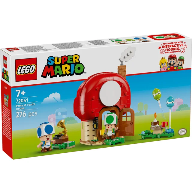 LEGO® Super Mario™ Party at Toad’s House Toy for Boys, Girls and Any Fans 72041