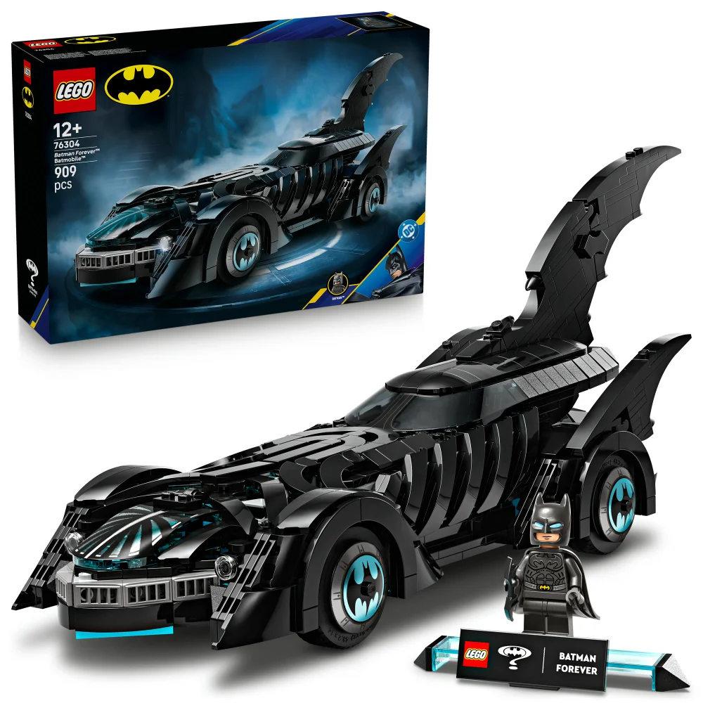 LEGO DC Batman Forever Batmobile Toy Car for Kids 76304 Bild 1