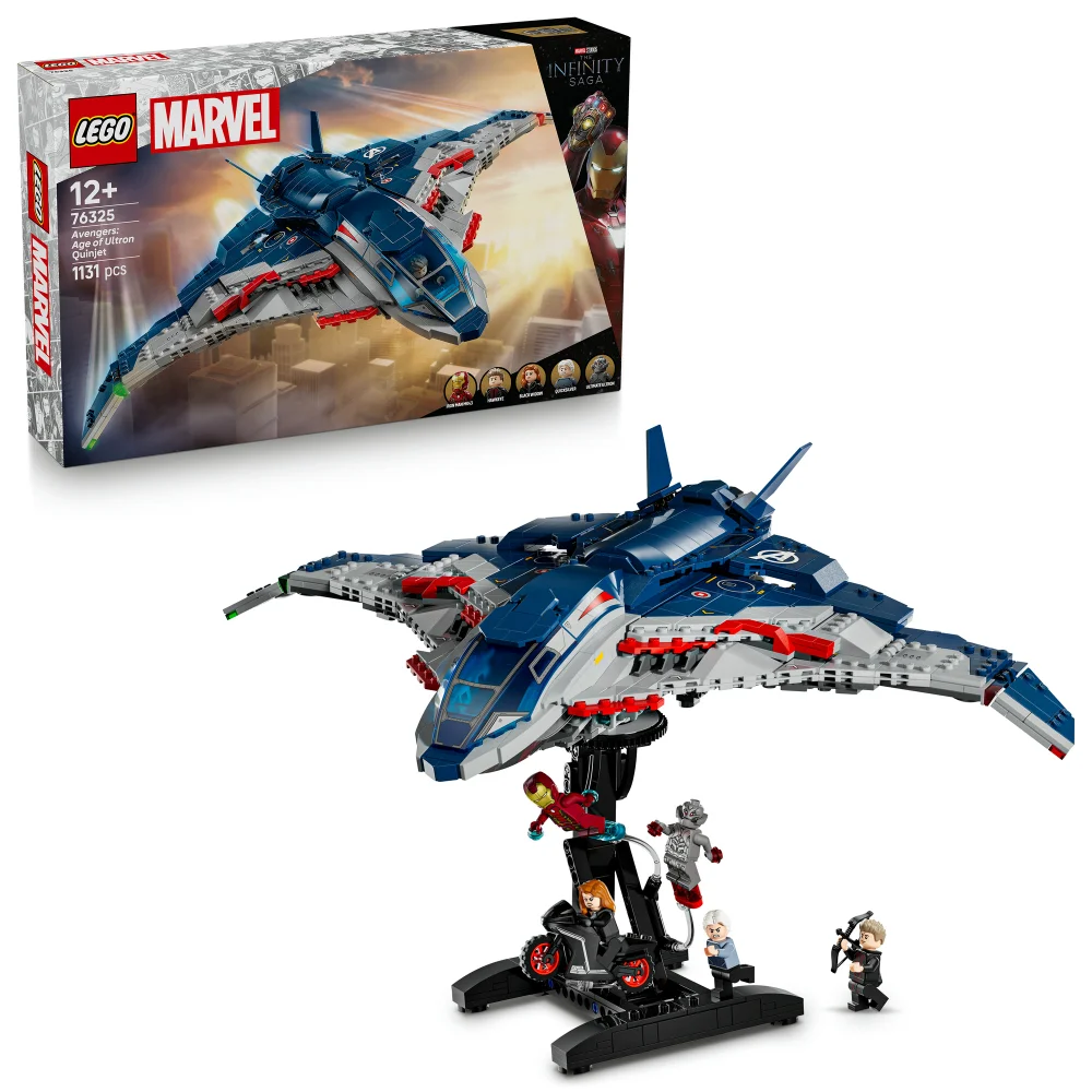 LEGO Marvel Avengers: Age of Ultron Quinjet Set 76325 Bild 1