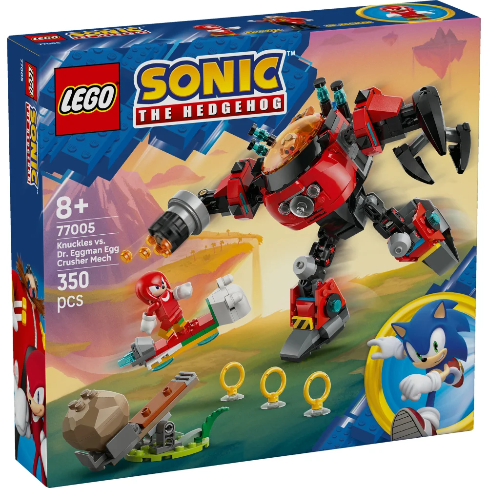 LEGO® Sonic the Hedgehog™ Knuckles vs. Dr. Eggman Egg Crusher Mech Toy Set 77005 Bild 1