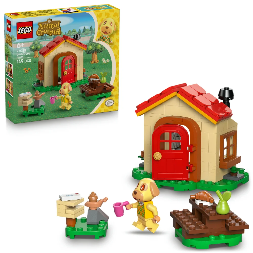 LEGO® Animal Crossing™ Goldie’s Cosy House Building Playset 77058 Bild 1