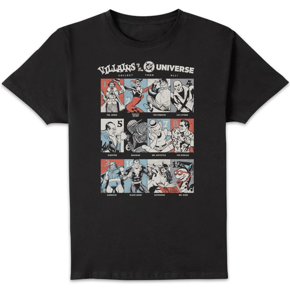 DC Comics Justice League Villains Of The DC Universe Unisex T-Shirt - Black - S Bild 1